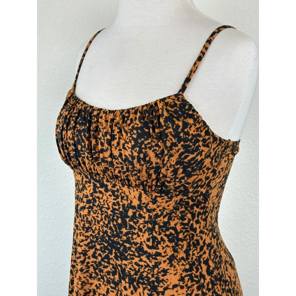 Nine‎ Britton Babydoll Mini Abstract Animal Print Grunge Indie Sleaze Stretch S
